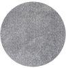 6' Gray Hand Woven Round Rug