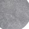 6' Gray Hand Woven Round Rug