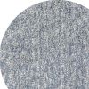 6' Slate Blue And Ivory Abstract Hand Woven Round Rug