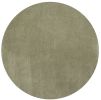 6' Sage Shag Hand Woven Round Rug