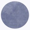 6' Purple Shag Hand Woven Round Rug