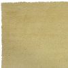 5' X 7' Canary Yellow Shag Hand Woven Area Rug
