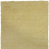 5' X 7' Canary Yellow Shag Hand Woven Area Rug