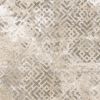 5' X 8' Sand And Light Blue Geometric Area Rug