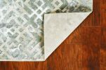 5' X 8' Sand And Light Blue Geometric Area Rug
