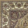 7' Beige And Ivory Floral Area Rug
