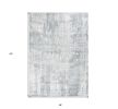 3' X 5' Dark Gray And Light Gray Abstract Hand Loomed Area Rug