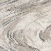 5' X 8' Gray And Tan Abstract Area Rug