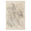 5' X 8' Ivory And Gray Abstract Area Rug