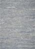 5' X 7' Blue And Beige Abstract Hand Tufted Area Rug