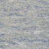 5' X 7' Blue And Beige Abstract Hand Tufted Area Rug