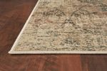 8' X 11' Champagne And Beige Damask Area Rug