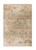 8' X 11' Champagne And Beige Damask Area Rug