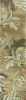10' Moss Green And Yellow Wool Tropical Botanical Hand Tufted Runner Rug