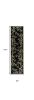 10' Black Green And Brown Wool Tropical Botanical Hand Tufted Runner Rug