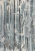 7' X 10' Teal Blue And White Abstract Area Rug
