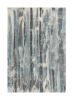 7' X 10' Teal Blue And White Abstract Area Rug