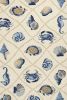 2' X 3' Sand Beige And Blue Fish Hand Tufted Area Rug