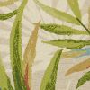 2' X 3' Sand Green And Blue Botanical Leaves Hand Tufted Area Rug
