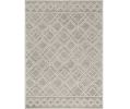 2' X 4' Sand Beige And Ivory Wool Geometric Hand Tufted Area Rug