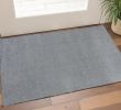2' X 4' Gray Hand Woven Area Rug