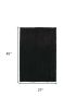 2' X 4' Espresso Shag Hand Woven Area Rug