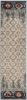 8' Beige Gray And Rust Southwestern Runner Rug