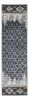 7' Slate Blue Woodland Lodge Runner Rug