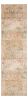7' Champagne And Beige Damask Runner Rug