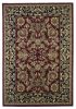3' X 5' Red And Black Floral Medallion Area Rug