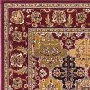 3' X 5' Red Orange And Black Quatrefoil Area Rug