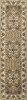 8' Beige And Ivory Floral Runner Rug