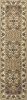 8' Beige And Ivory Floral Runner Rug