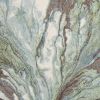 3' X 5' Green And Brown Abstract Area Rug