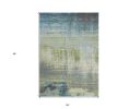 3' X 5' Blue And Green Abstract Area Rug