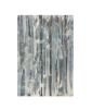 3' X 5' Teal Blue And White Abstract Area Rug