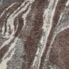 3' X 5' Brown And Ivory Abstract Area Rug
