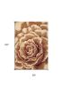 3' X 5' Ivory Brown And Red Floral Area Rug