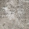 3' X 5' Sand And Light Blue Geometric Distressed Area Rug