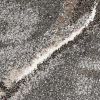 3' X 5' Charcoal And Light Gray Ogee Area Rug