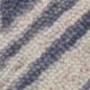 3' X 5' Blue And Beige Wool Chevron Hand Tufted Area Rug