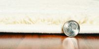 3' X 5' Gray And Ivory Abstract Distressed Area Rug