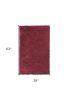 3' X 5' Red Shag Hand Woven Area Rug