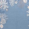 3' X 5' Blue Gray And White Fish and Coral Hand Hooked Area Rug