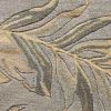 3' X 4' Gray And Taupe Wool Botanical Leaves Hand Tufted Area Rug