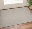 3' X 5' Beige And Gray Wool Chevron Hand Woven Area Rug