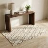 3' X 5' Beige and Ivory Area Rug