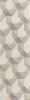 7' Ivory Gray And Cream Wool Geometric Hand Tufted Runner Rug