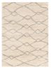7' X 9' Gray And Ivory Chain Area Rug