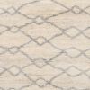 7' X 9' Gray And Ivory Chain Area Rug